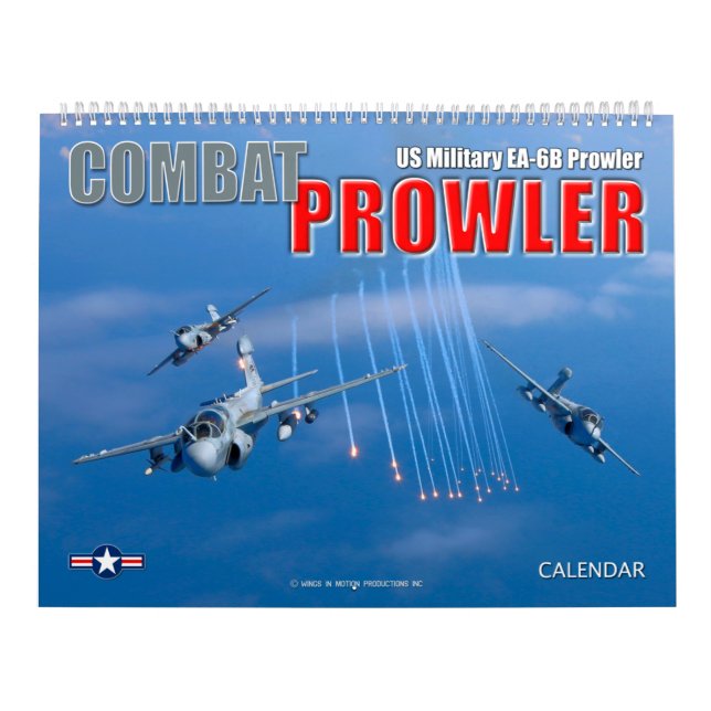 Calendário COMBAT PROWLER - EA-6B Prowler (Capa)