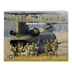 Calendário COMBAT ROTORS - Helicópteros do Exército