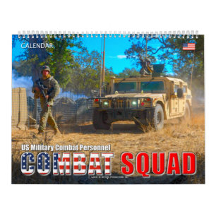 Calendário COMBAT SQUAD - Pessoal de Combate Militar dos EUA
