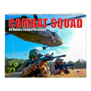 Calendário COMBAT SQUAD - Pessoal de Combate Militar dos EUA