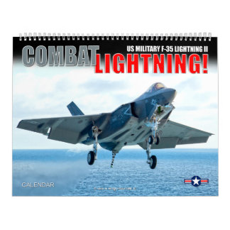 Calendário COMBATA O RELÂMPAGO! - F-35 Lightning II da Força