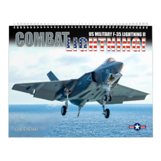 Calendário COMBATA O RELÂMPAGO! - F-35 Lightning II das Força