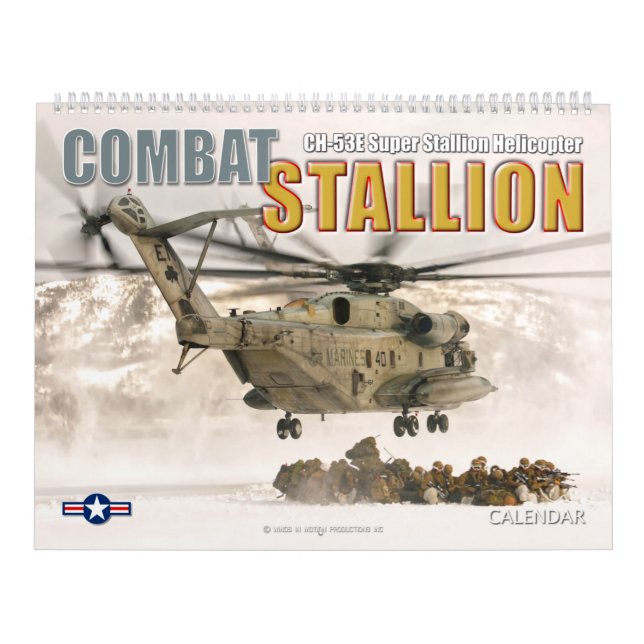 Calendário COMBATE A ESCALÃO - CH-53E Super-Estalhão (Capa)