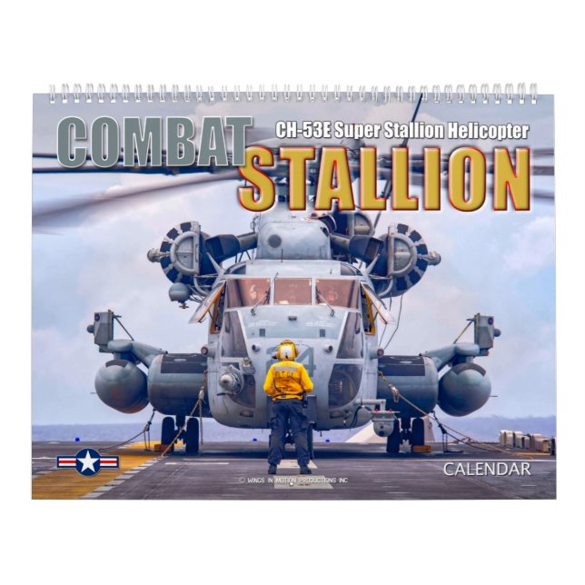 Calendário COMBATE A ESCALÃO - CH-53E Super-Estalhão (Capa)