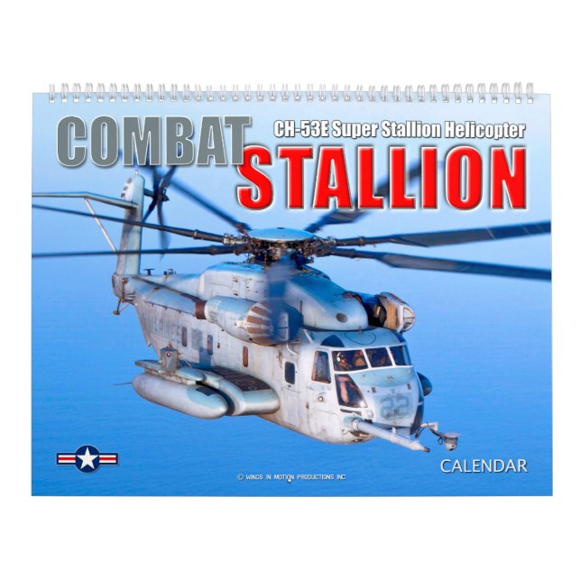Calendário COMBATE A ESCALÃO - CH-53E Super-Estalhão (Capa)