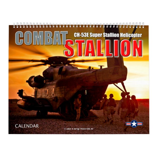 Calendário COMBATE A ESCALÃO - CH-53E Super-Estalhão (Capa)