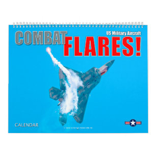 Calendário COMBATE OS CHAMAMENTOS! Aeronaves militares dos EU