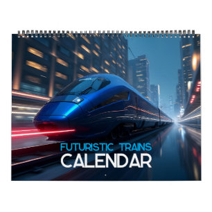 Calendário Comboios futurísticos