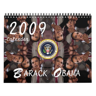 Calendário Comemorativo de Barack Obama 2009