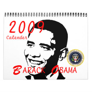 Calendário Comemorativo do Presidente Barack Obama 2009