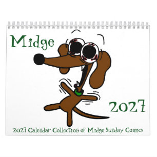 Calendário 'Comics de Domingo' Midge 2027