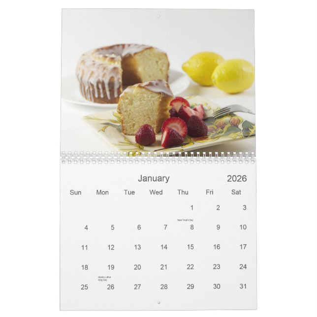 Calendário Comida para o pensamento (Jan 2026)