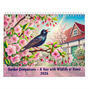 Calendário Companheiros de Jardim – Um Ano com a Vida Selvage
