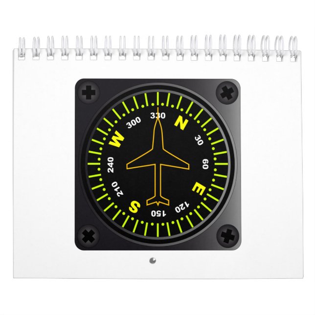 Calendário Compass da aeronave (Capa)