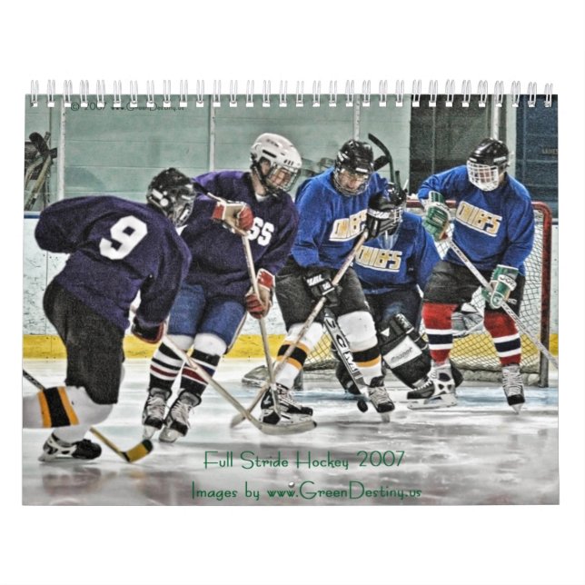 Calendário completo do hóquei 2007 do passo (Capa)