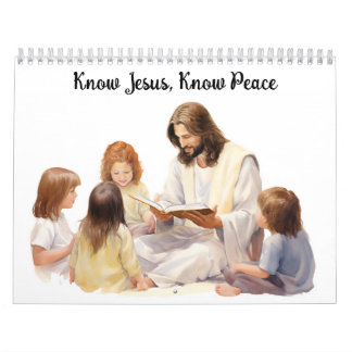 Calendário Conheça Jesus, conheça a paz