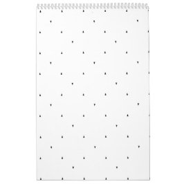 Calendário Conjunto de Pastas com Padrão de Triângulo Minimal