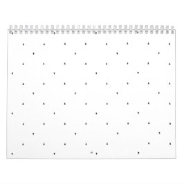 Calendário Conjunto de Pastas com Padrão de Triângulo Minimal