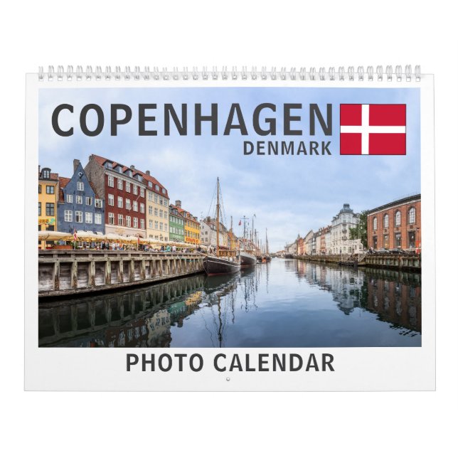 Calendário Copenhaga Dinamarca 2026 (Capa)
