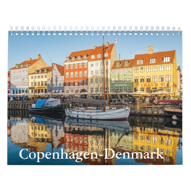 Calendário Copenhagen-Denmark Calendar (Capa)