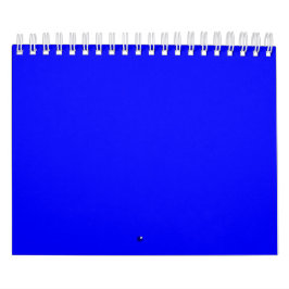 Calendário Cor Sólido Azul Neon