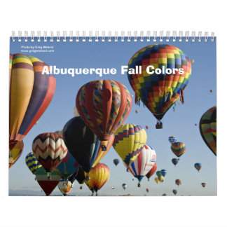 Calendário Cores da queda de Albuquerque