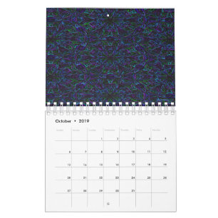 Calendário Cores de Peacock