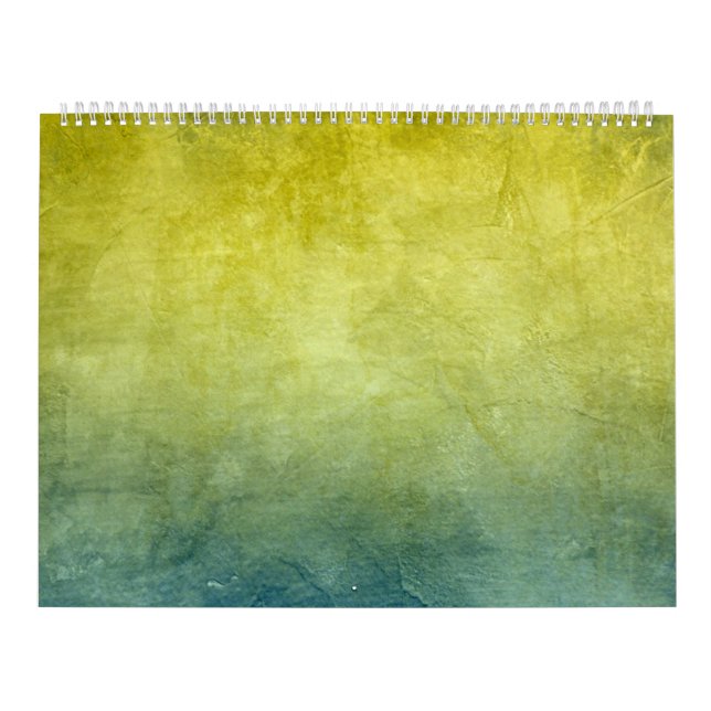 Calendário Cores Grunares - Amarelo e Azul (Capa)