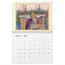 Calendário Corgi Magic - um cão galês ou dois por mês