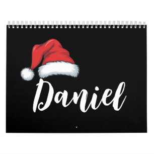 Calendário Correspondência de Natal da Família Nome Personali