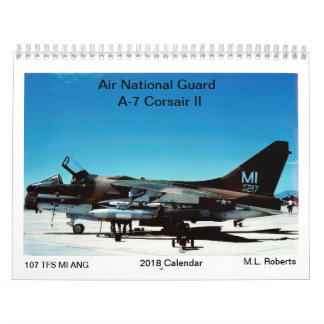 Calendário Corsário da guarda nacional A-7 do ar II