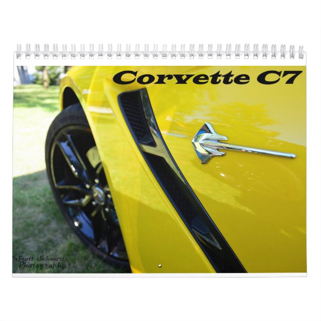 Calendário Corvette C7 (Capa)