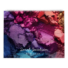 Calendário Cosméticos de Luxo Push Cosméticos Sombras para Ol