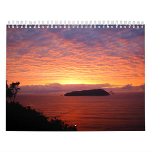 Calendário Costa da Nova Zelândia