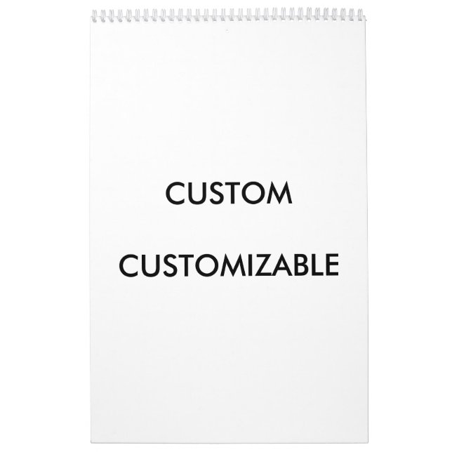 Calendário Costume do design customizável (Capa)