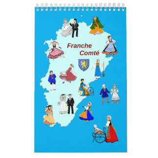 Calendário Costumes de franche- Comté, france