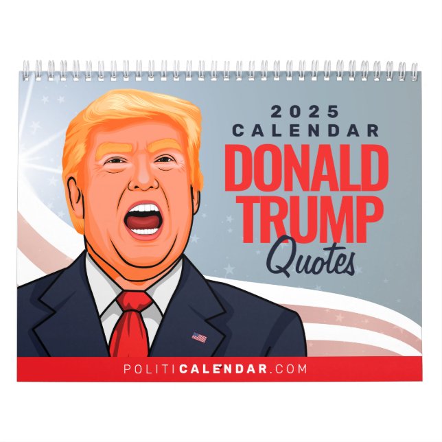 CALENDÁRIO COTAS DE DONALD TRUMP 2025 (Capa)