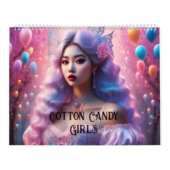 Calendário Cotton Candy Girls by Ivy and Bat Fine Art (Capa)