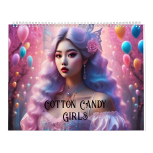 Calendário Cotton Candy Girls by Ivy and Bat Fine Art