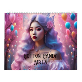 Calendário Cotton Candy Girls by Ivy and Bat Fine Art