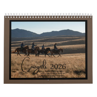 Calendário Cowgirl calendar