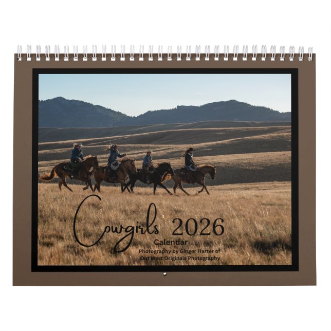 Calendário Cowgirl calendar (Capa)