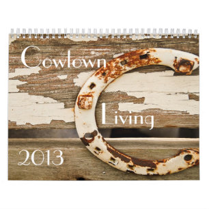 Calendário Cowtown que vive 2013
