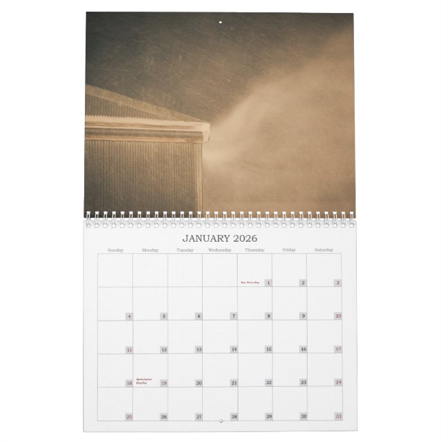 Calendário Cowtown que vive 2013 (Jan 2026)