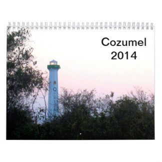 Calendário Cozumel 2014 subaquático