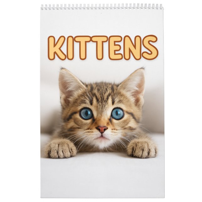 Calendário Cozy Cat Photography | Cute Kitten Cat Wall  (Capa)