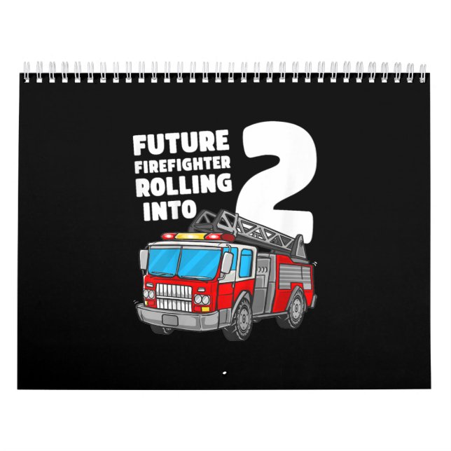 Calendário Crianças Disparam Caminhão segundo aniversário 2 R (Capa)