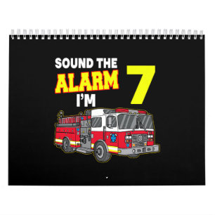 Calendário Crianças Som Alarm Im 7 Crianças Bombeiros