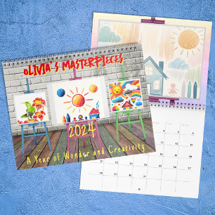 Calendário Crie a arte personalizada dos seus filhos Foto 202