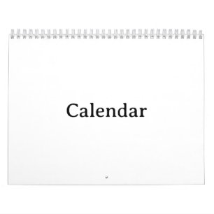 Calendário Crie o seu próprio 8.5" x 11" duas páginas branco